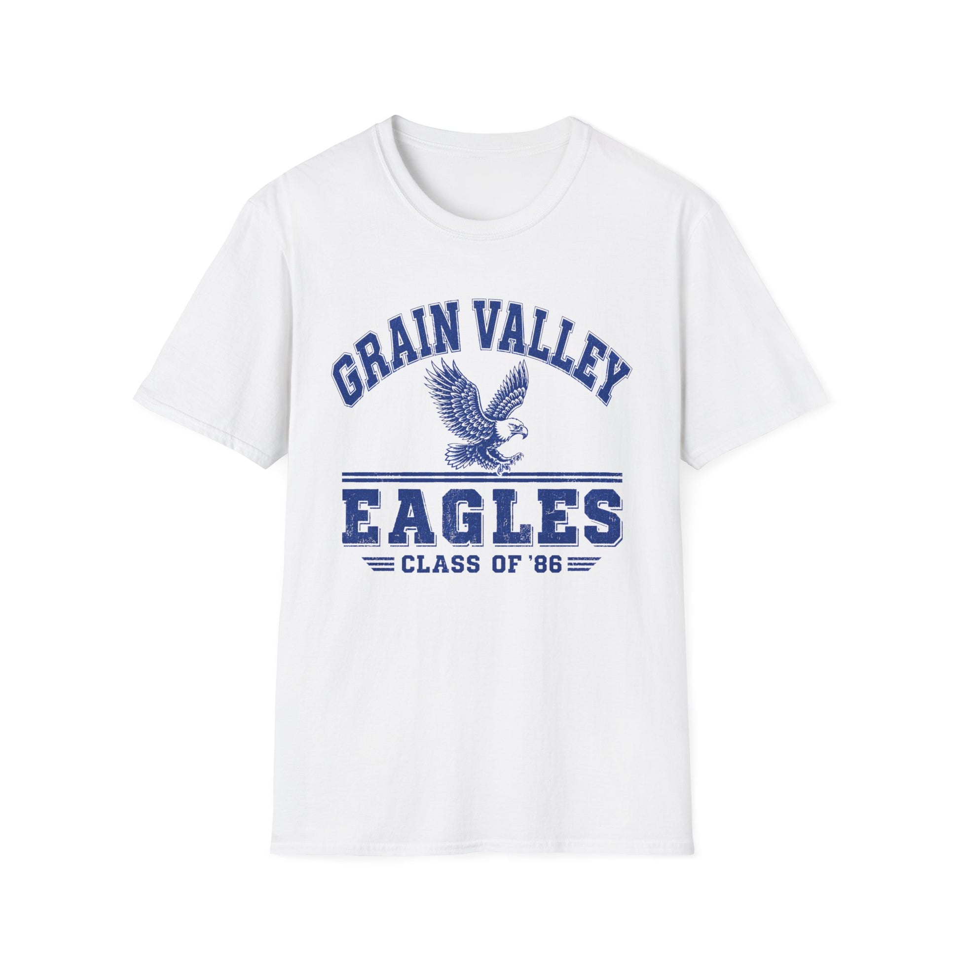 Grain Valley Eagles Vintage Logo T-Shirt | Class of '86 School Spirit
