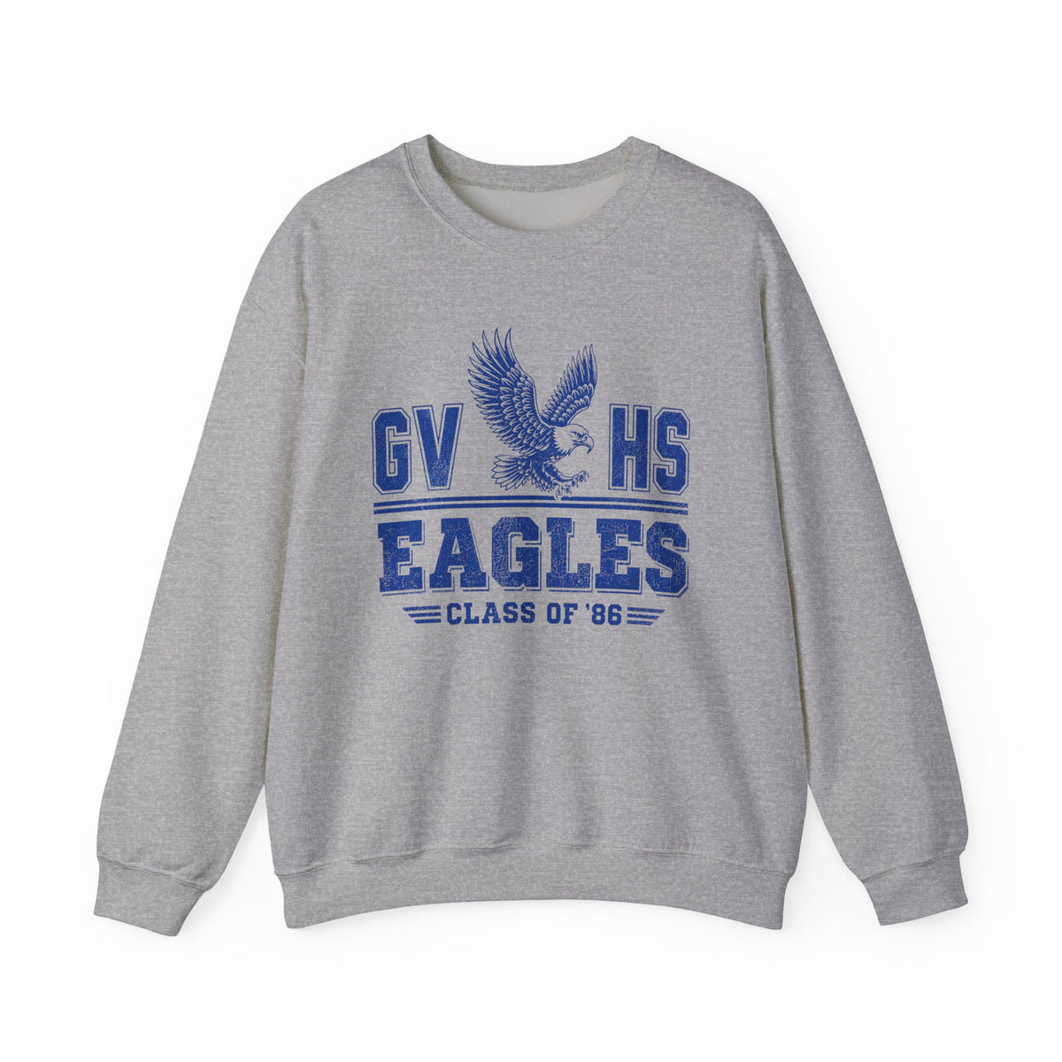 GVHS Eagles Crewneck Sweatshirt — Class of '86 Vintage School Spirit