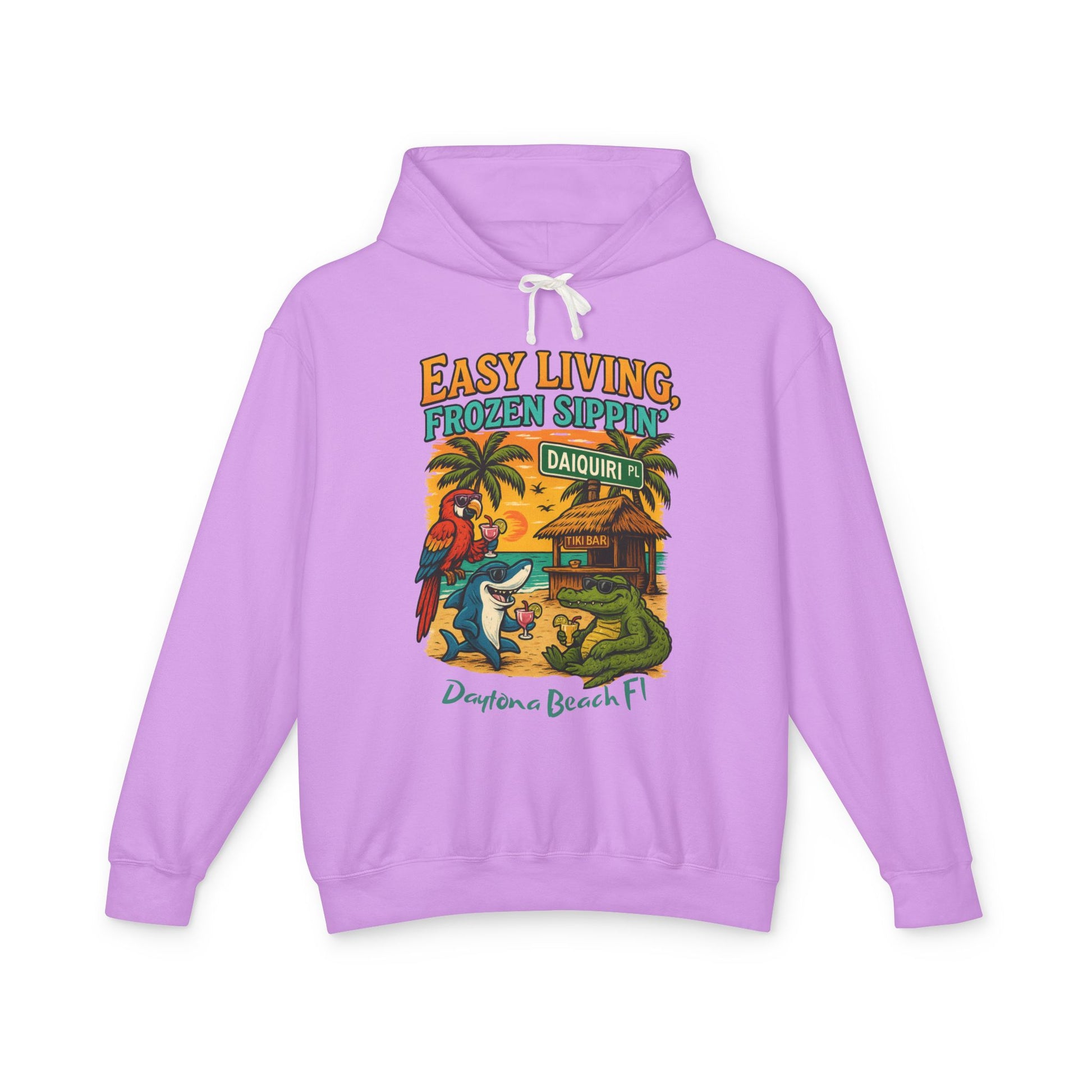 Daquiri Place  Lightweight Comfort Colors Hoodie - Jimmy Buffet Style