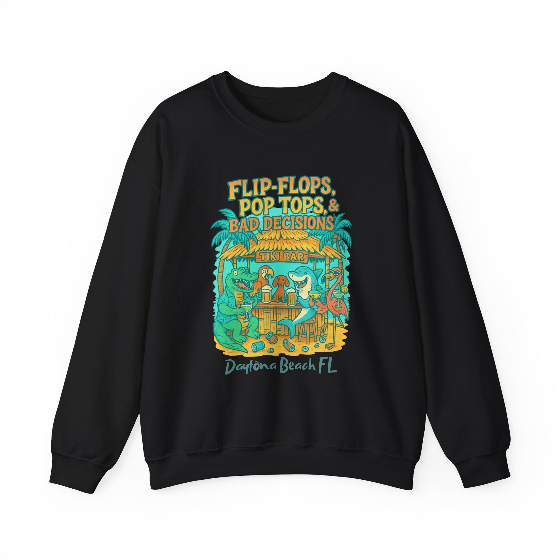 Pop Top Ln Crewneck Sweatshirt - Jimmy Buffet Style