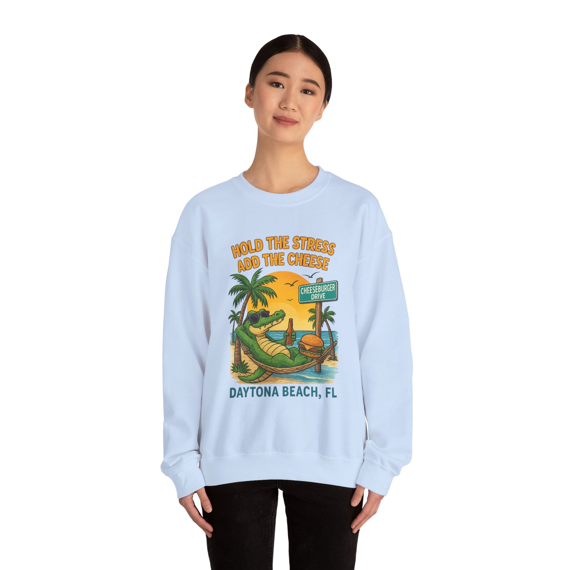 Cheeseburger dr Crewneck Sweatshirt - Jimmy Buffet Style
