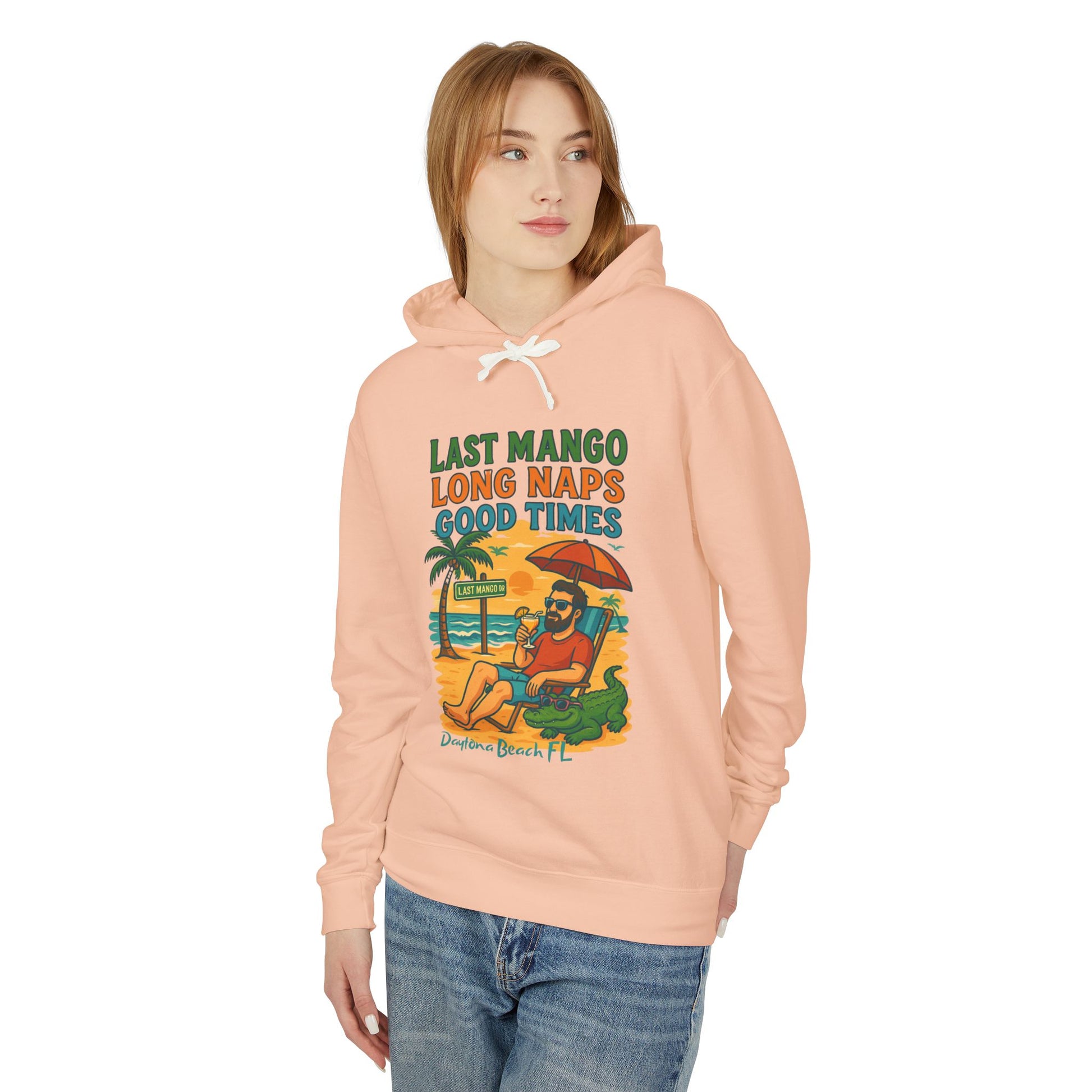 Last Mango dr  Lightweight Comfort Colors Hoodie - Jimmy Buffet Style