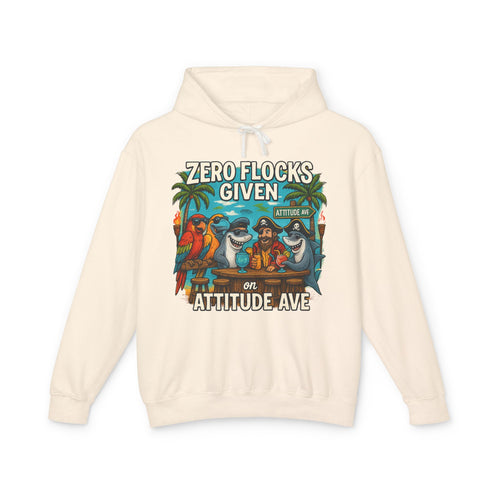 attitude ave  Lightweight Comfort Colors Hoodie - Jimmy Buffet Style