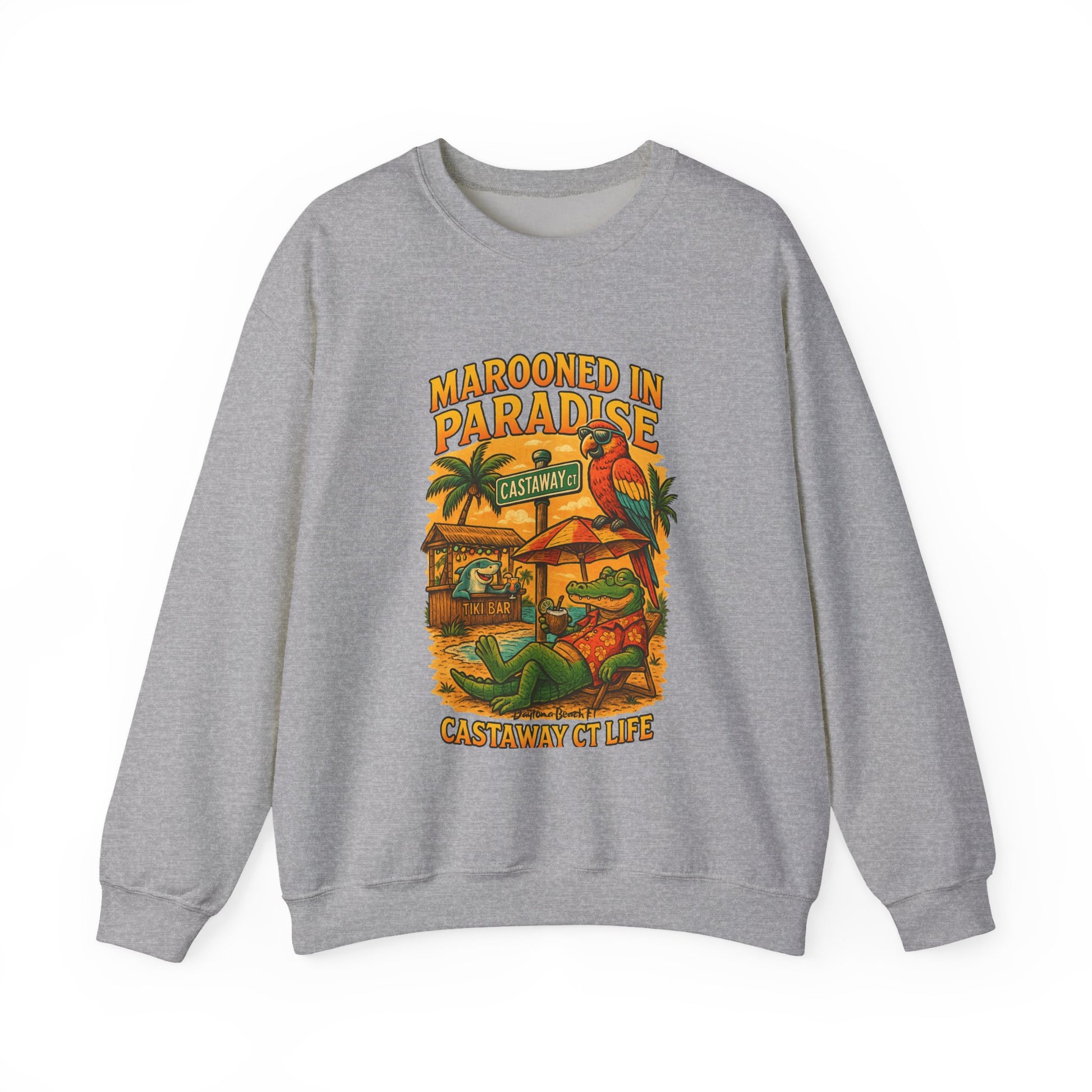 Castaway ct Crewneck Sweatshirt - Jimmy Buffet Style