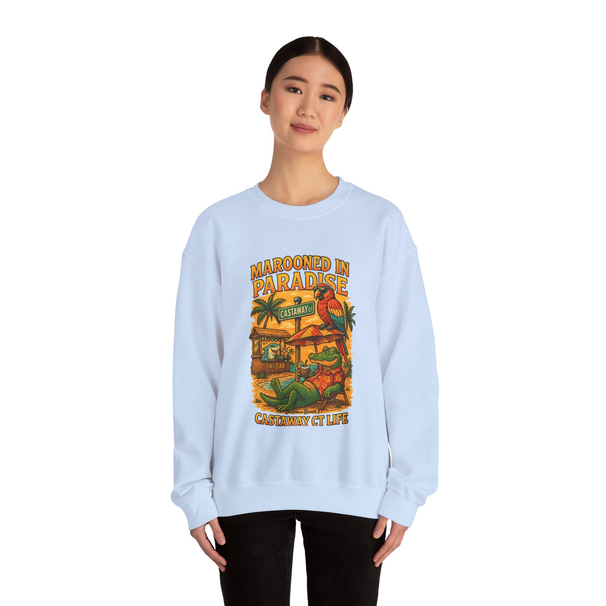 Castaway ct Crewneck Sweatshirt - Jimmy Buffet Style