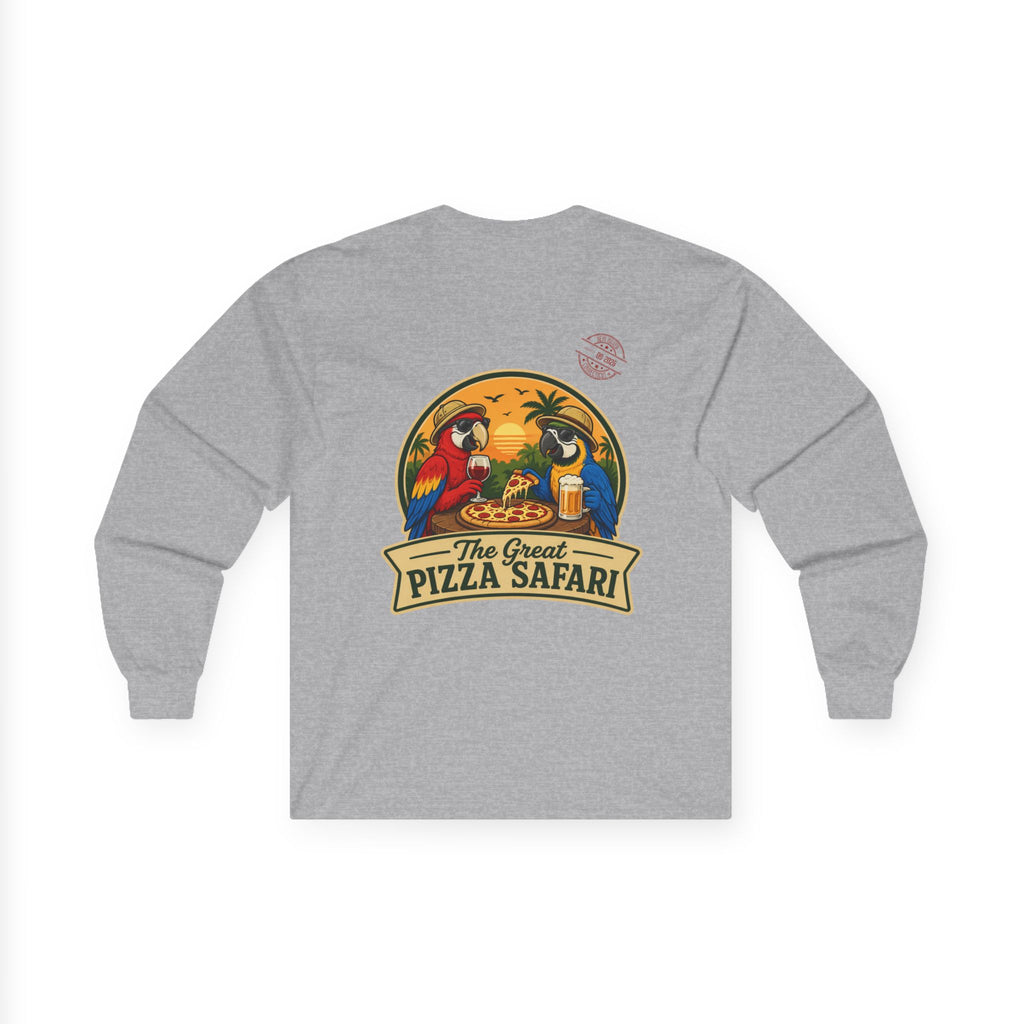Long Sleeve Tee — The Great Pizza Safari Graphic Shirt
