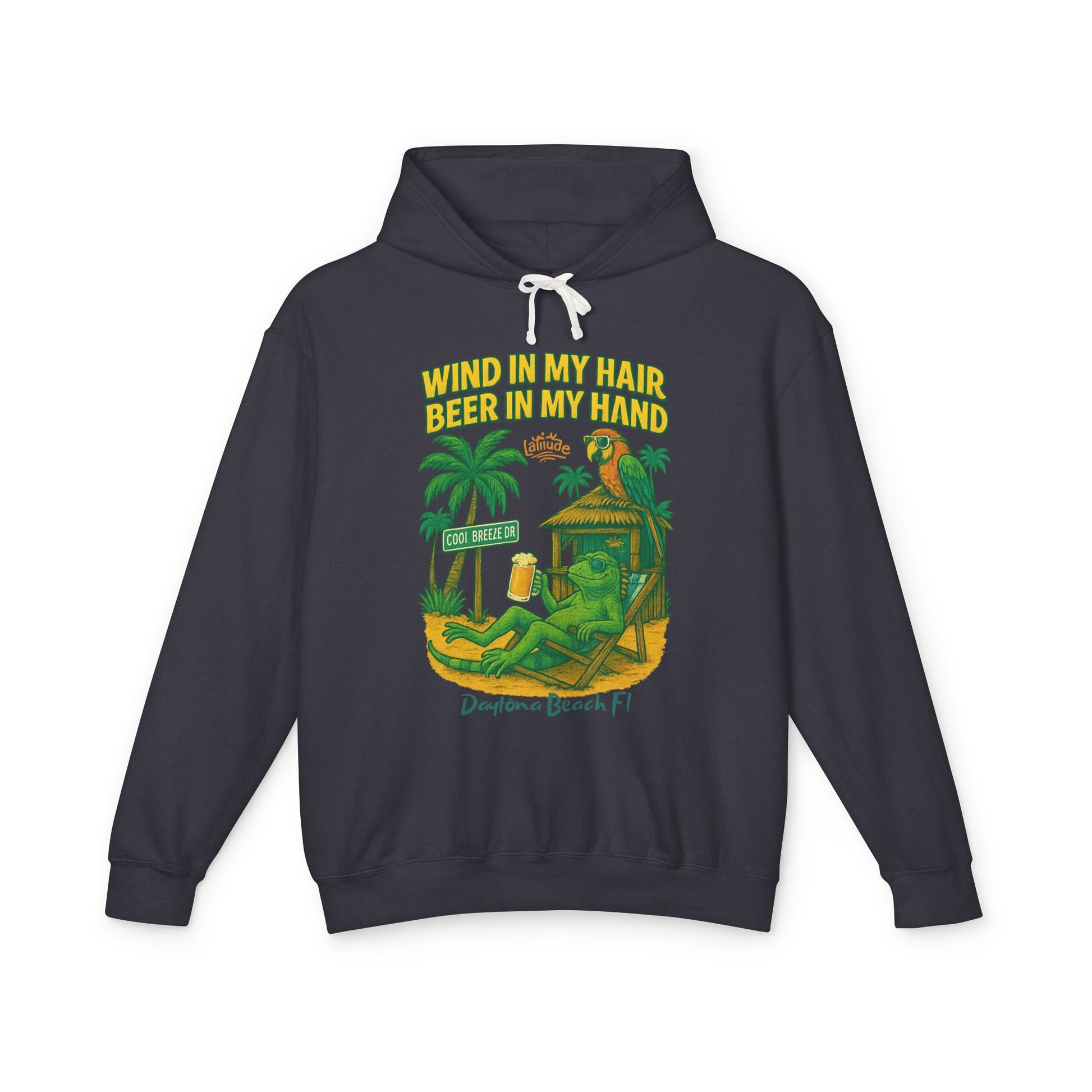 Cool Breeze dr  Lightweight Comfort Colors Hoodie - Jimmy Buffet Style