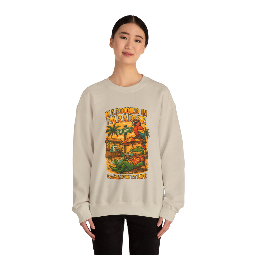 Castaway ct Crewneck Sweatshirt - Jimmy Buffet Style