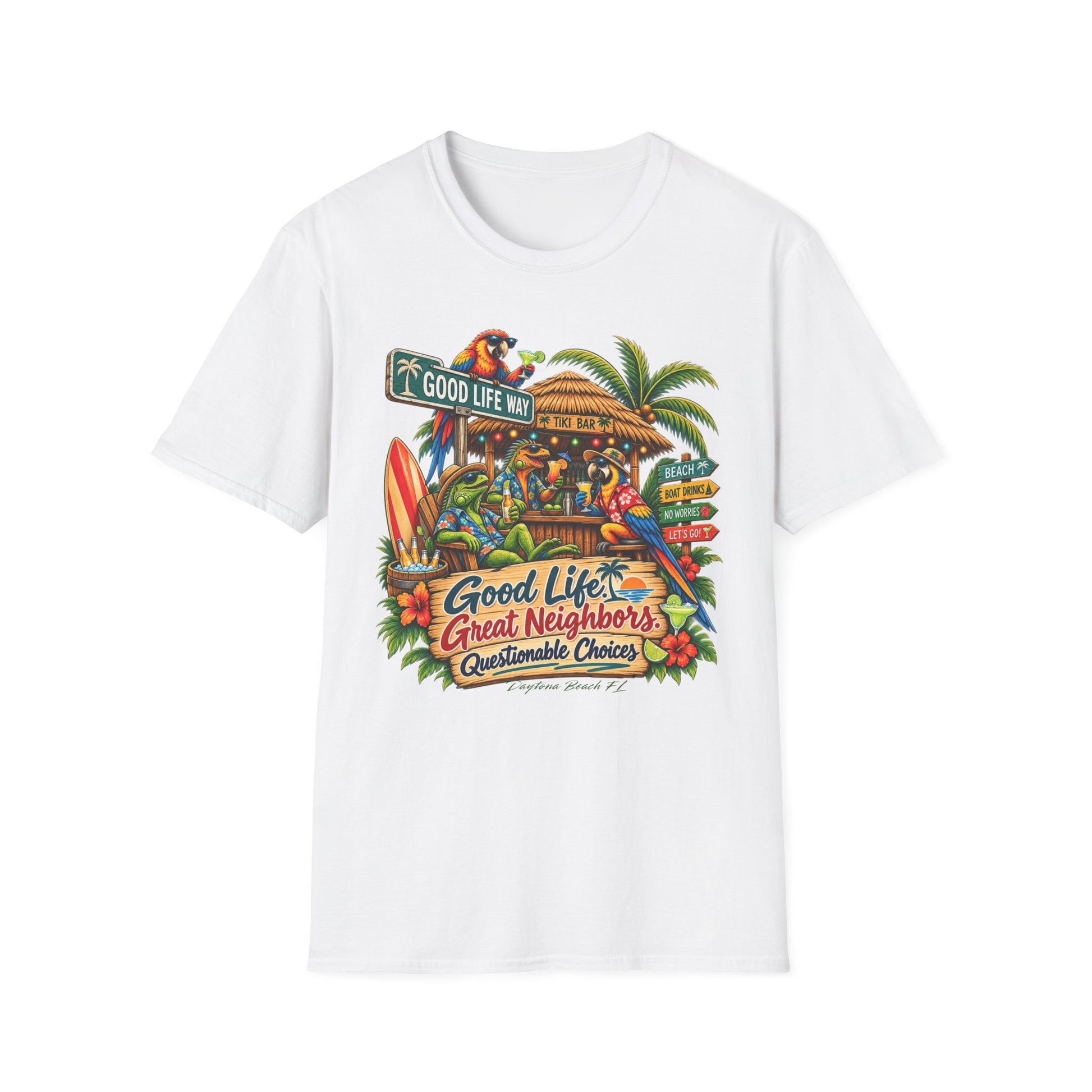 Good Life Way T-Shirt — Tropical Tiki Bar Beach Shirt