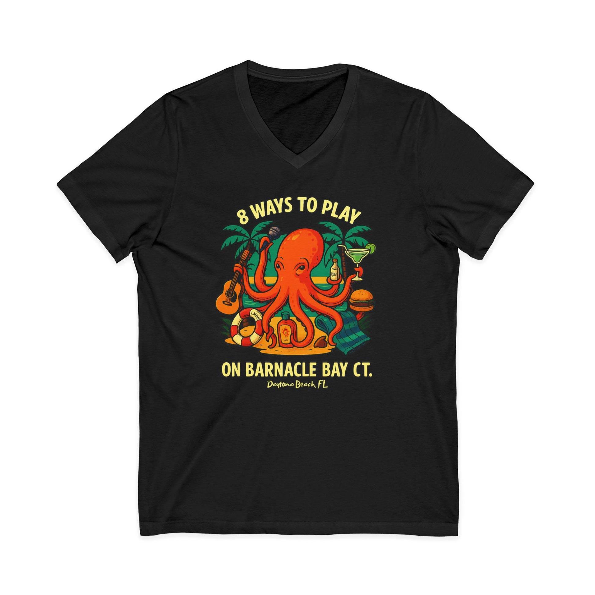 V Neck Barnacle Bay Ct. Graphic comfort colors