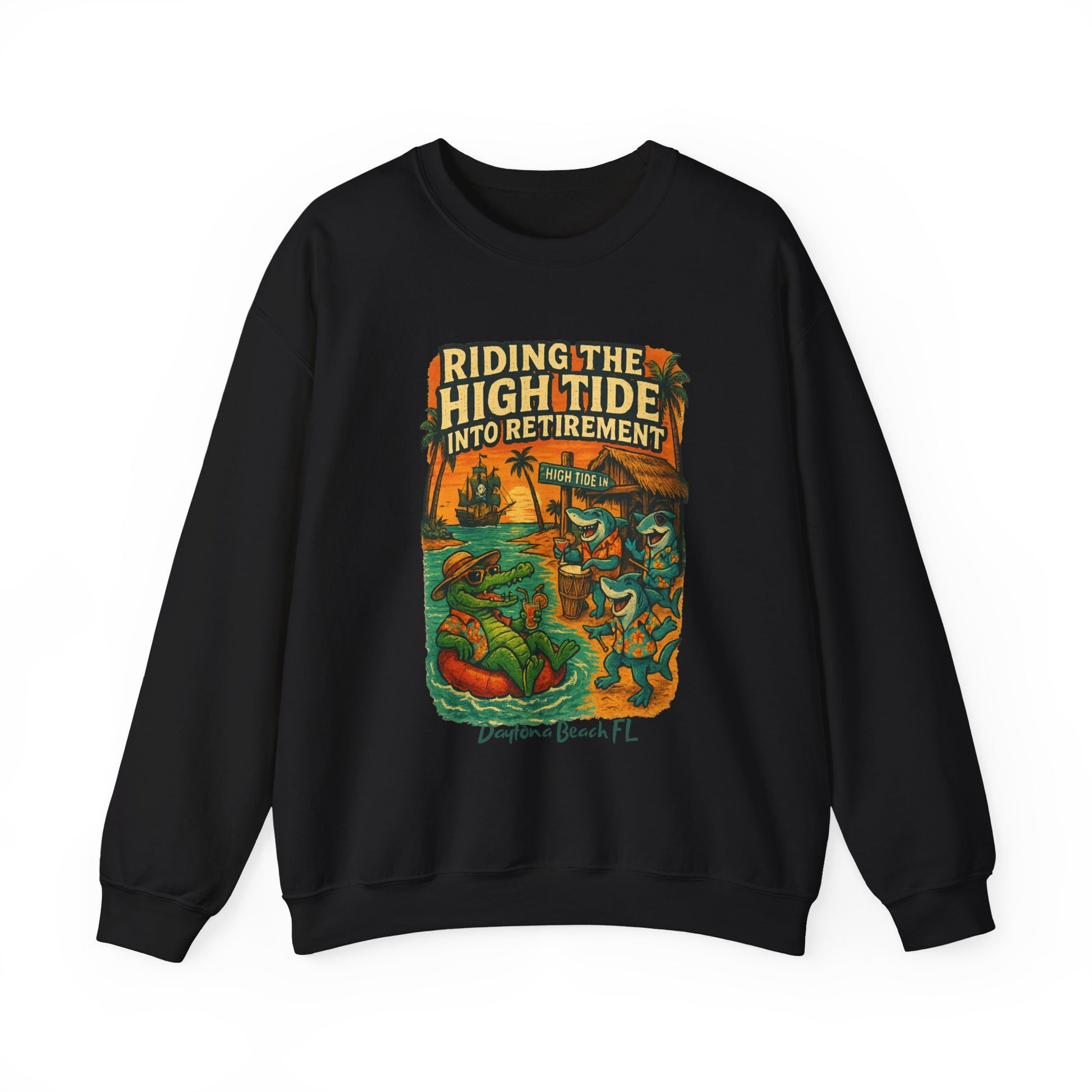 High Tide Ln Crewneck Sweatshirt - Jimmy Buffet Style