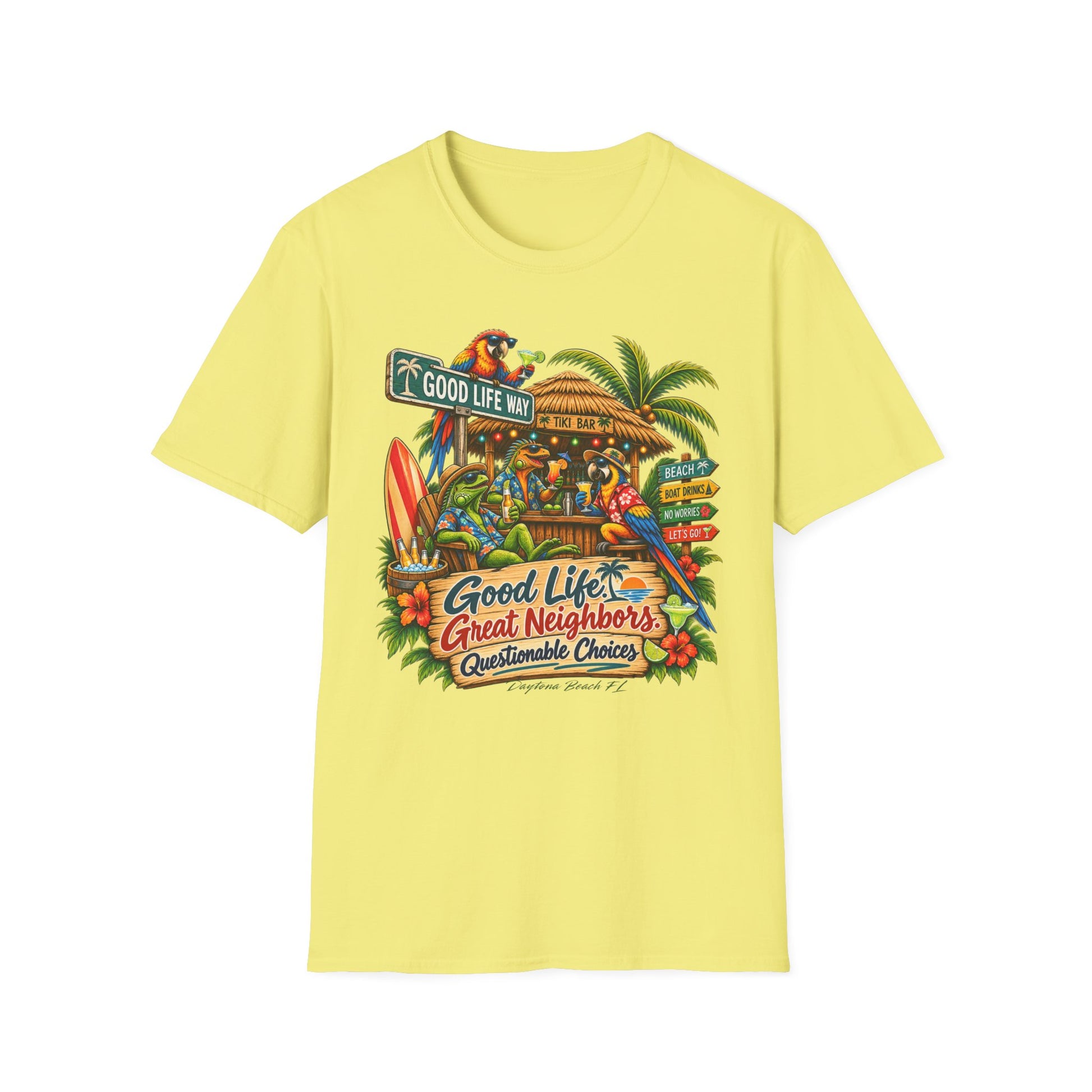 Good Life Way T-Shirt — Tropical Tiki Bar Beach Shirt