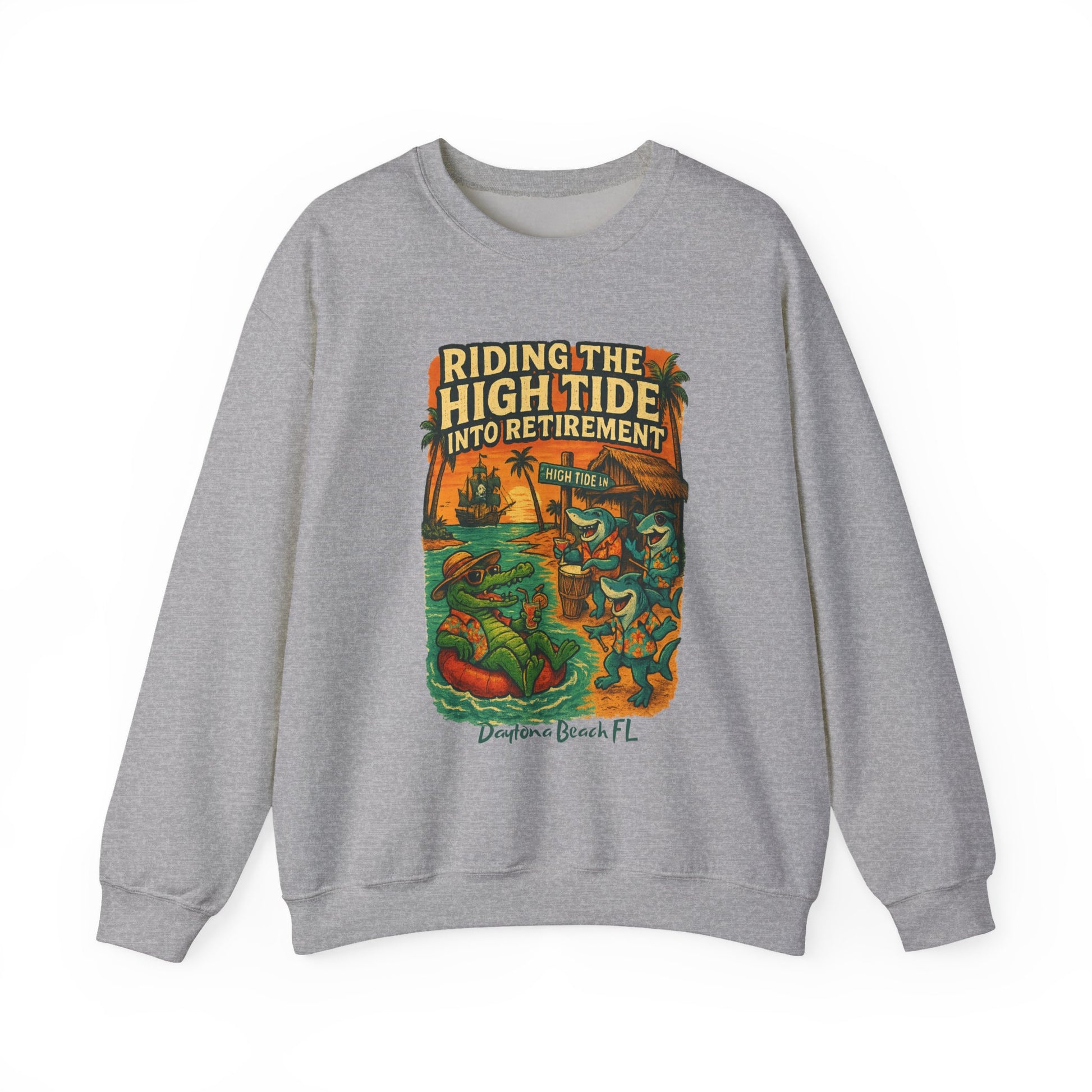High Tide Ln Crewneck Sweatshirt - Jimmy Buffet Style