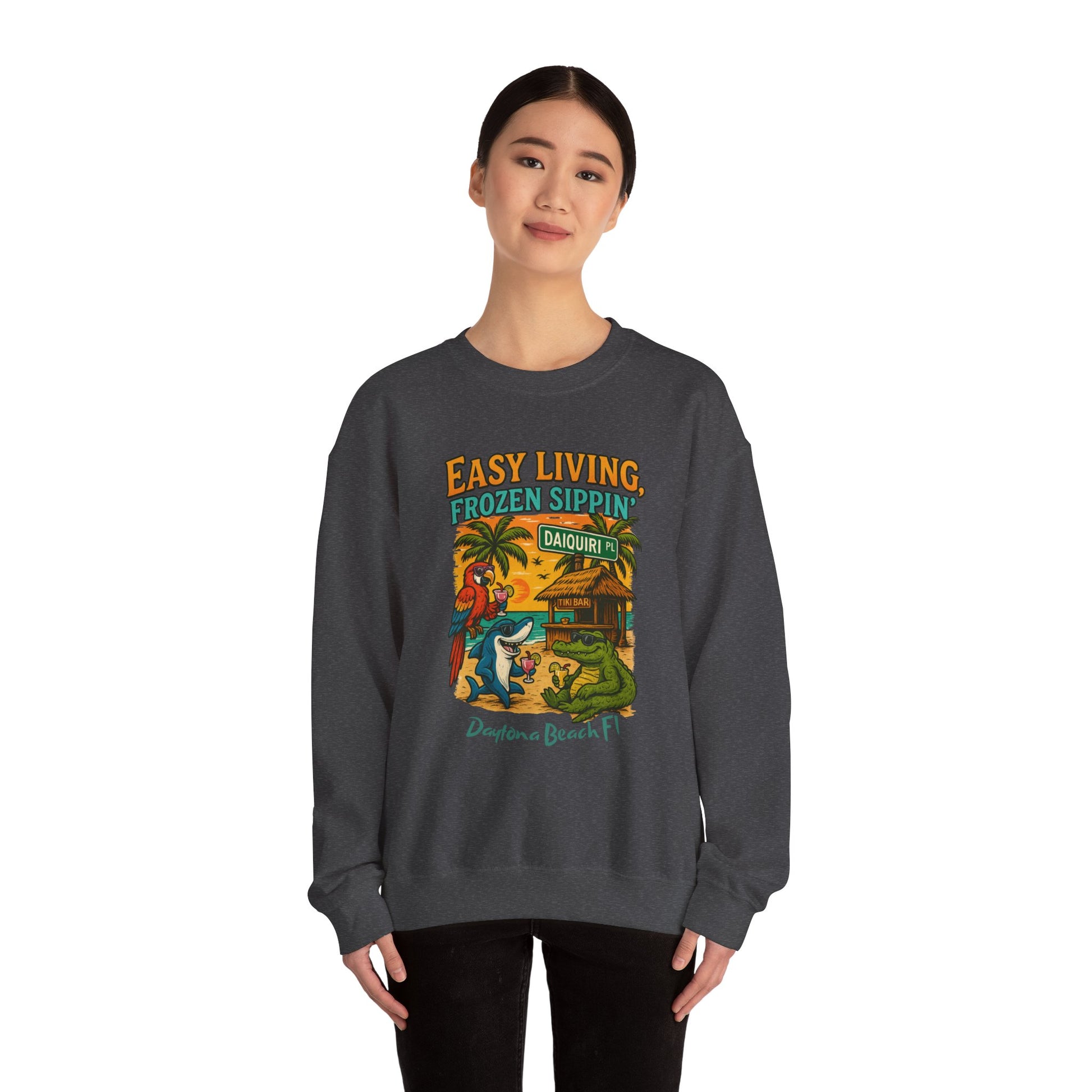 Daquiri Place  Crewneck Sweatshirt - Jimmy Buffet Style