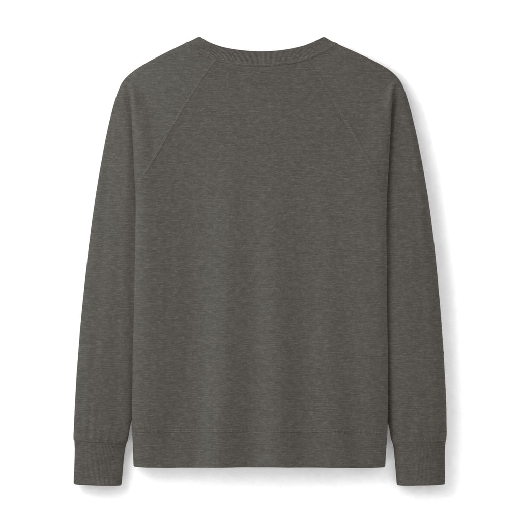 The Great Pizza Safari Crewneck French Terry — Women's Featherweight - Expedition Crew on right sleeve