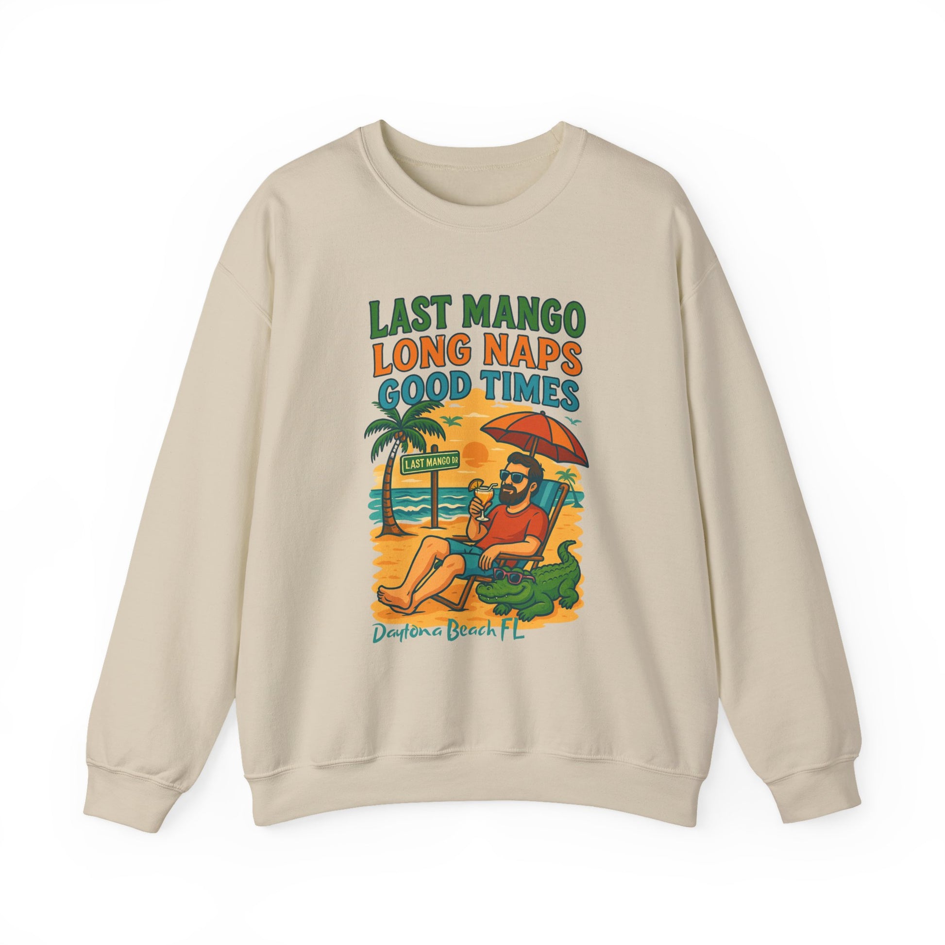 Last Mango Crewneck Sweatshirt - Jimmy Buffet Style