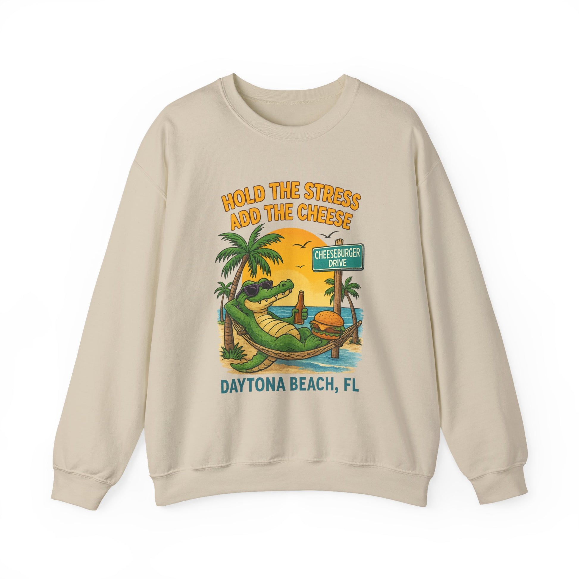 Cheeseburger dr Crewneck Sweatshirt - Jimmy Buffet Style