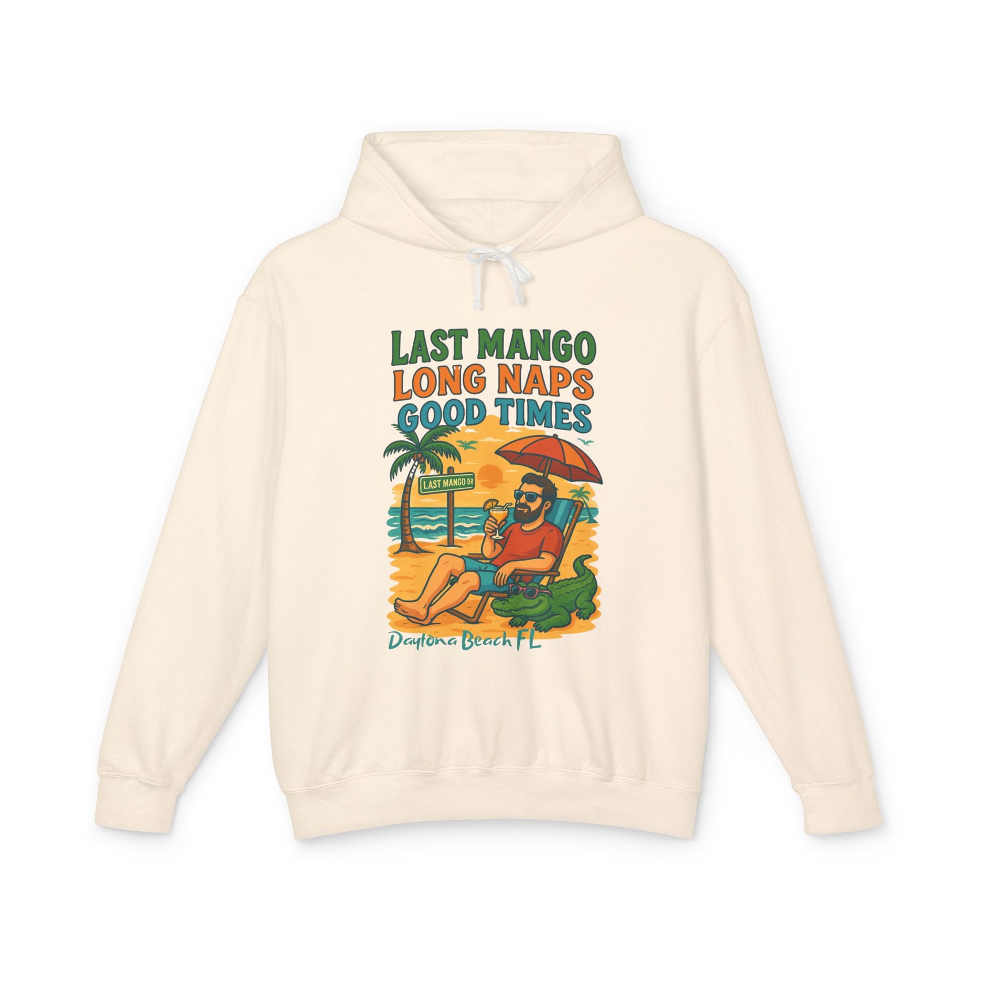 Last Mango dr  Lightweight Comfort Colors Hoodie - Jimmy Buffet Style