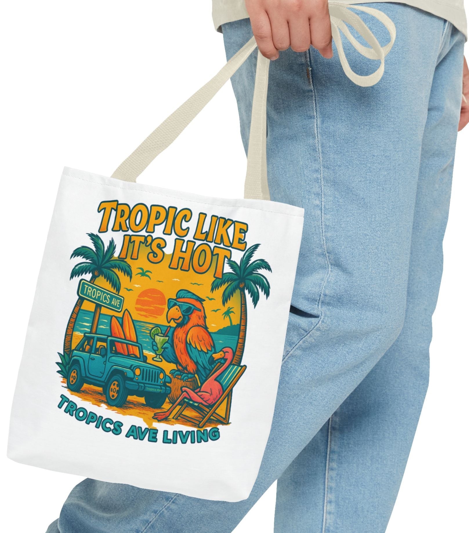 Tropical Tote Bag -