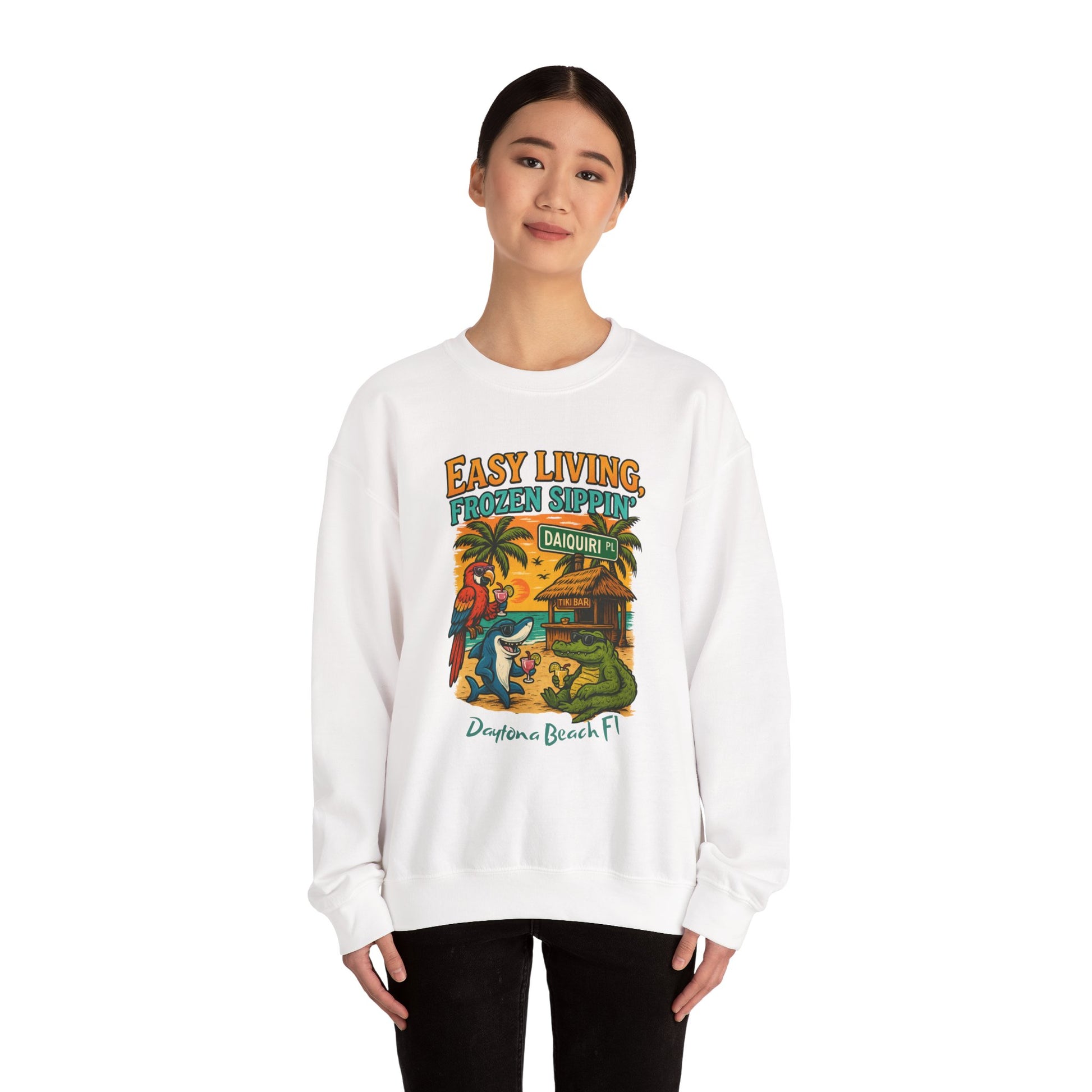 Daquiri Place  Crewneck Sweatshirt - Jimmy Buffet Style