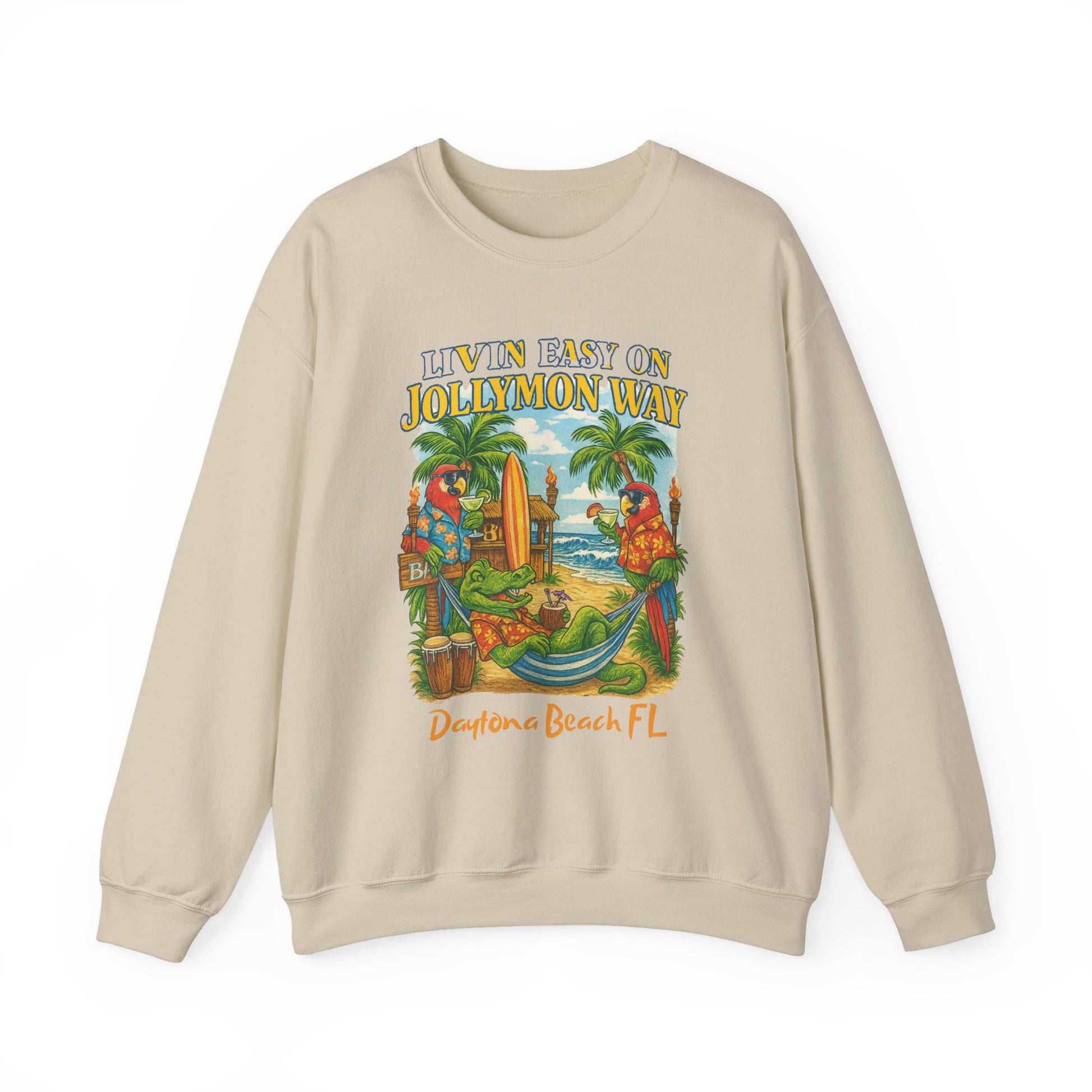 Jollymon Way   Crewneck Sweatshirt - Jimmy Buffet Style