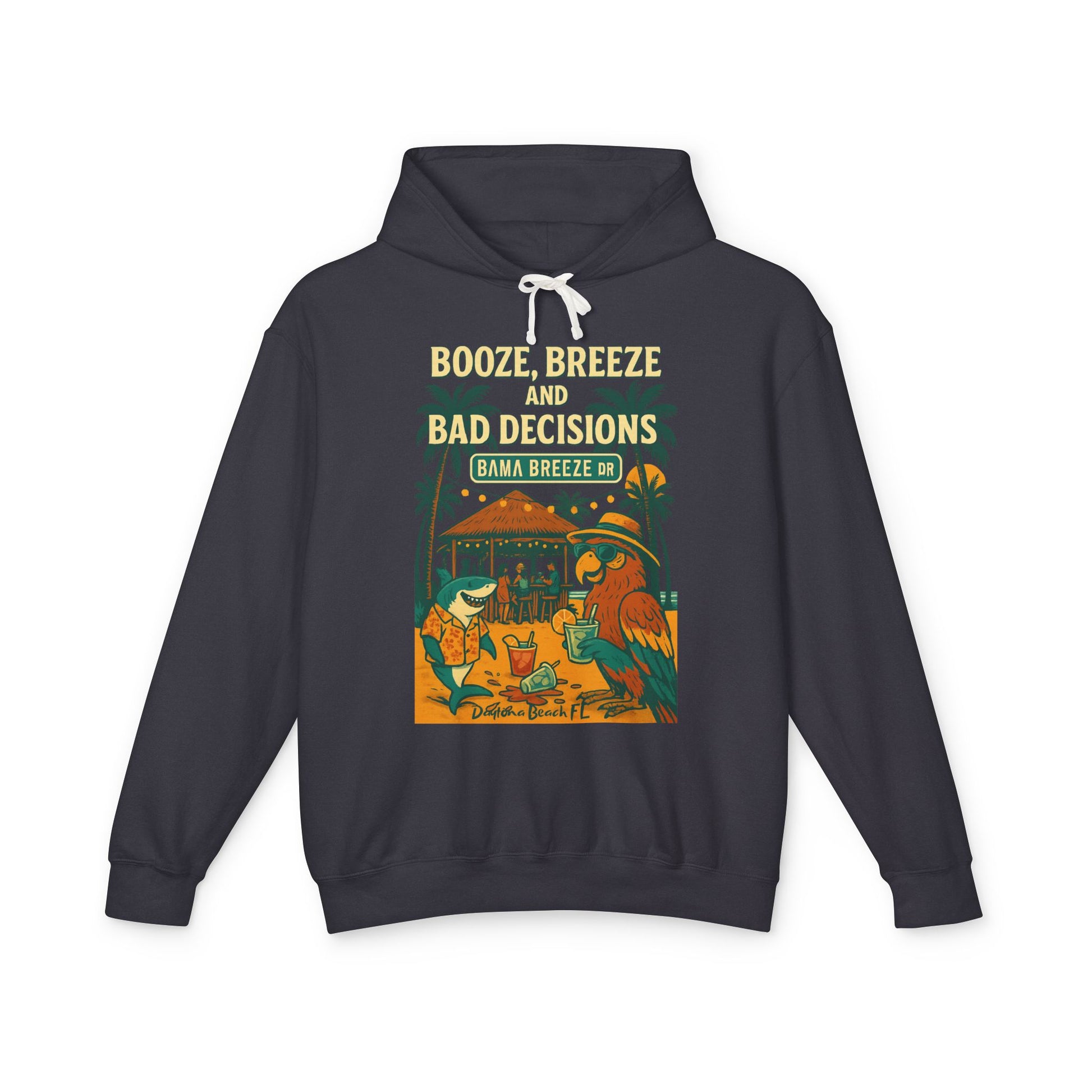 Bama Breeze dr   Lightweight Comfort Colors Hoodie - Jimmy Buffet Style