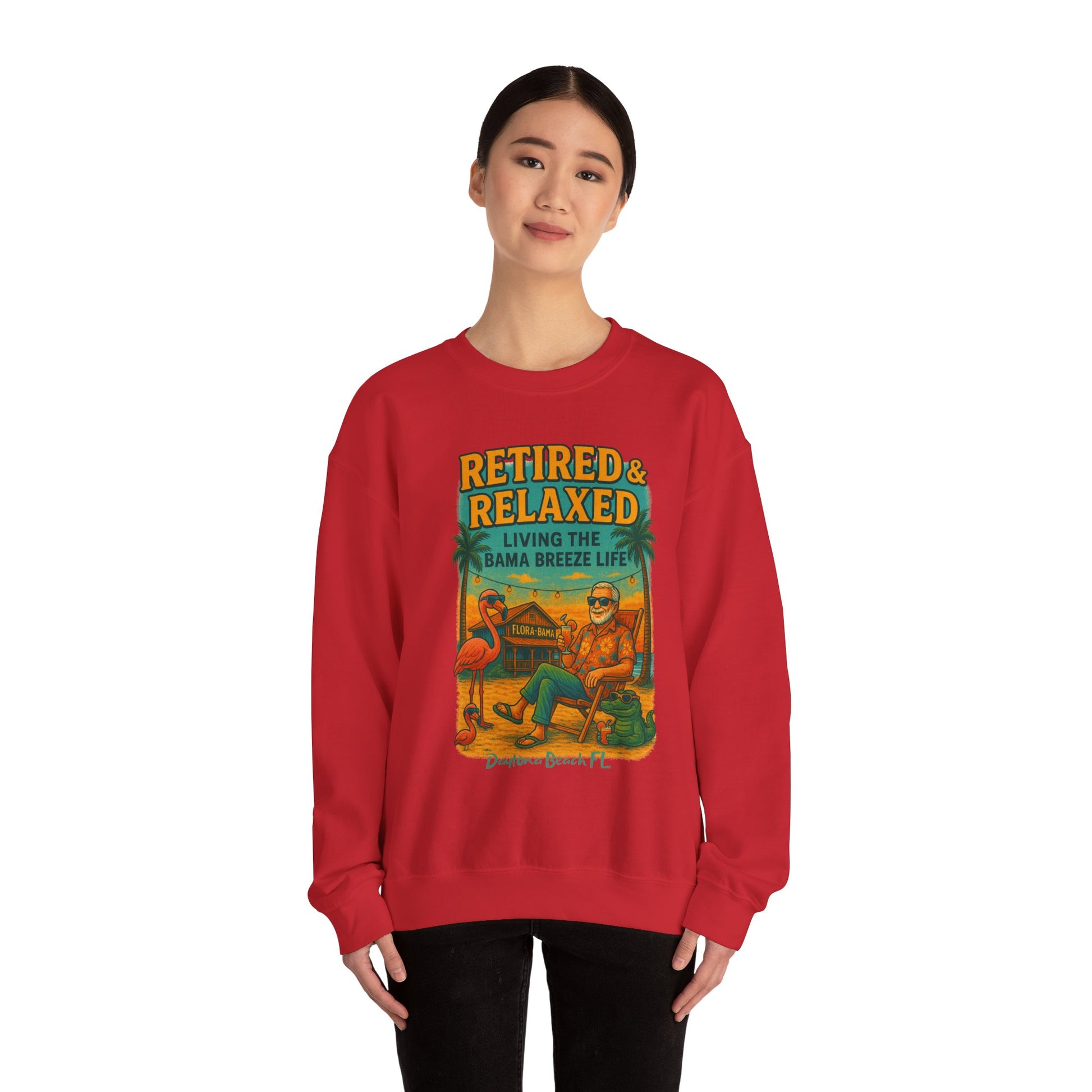 Bama Breeze Dr  Crewneck Sweatshirt - Jimmy Buffet Style