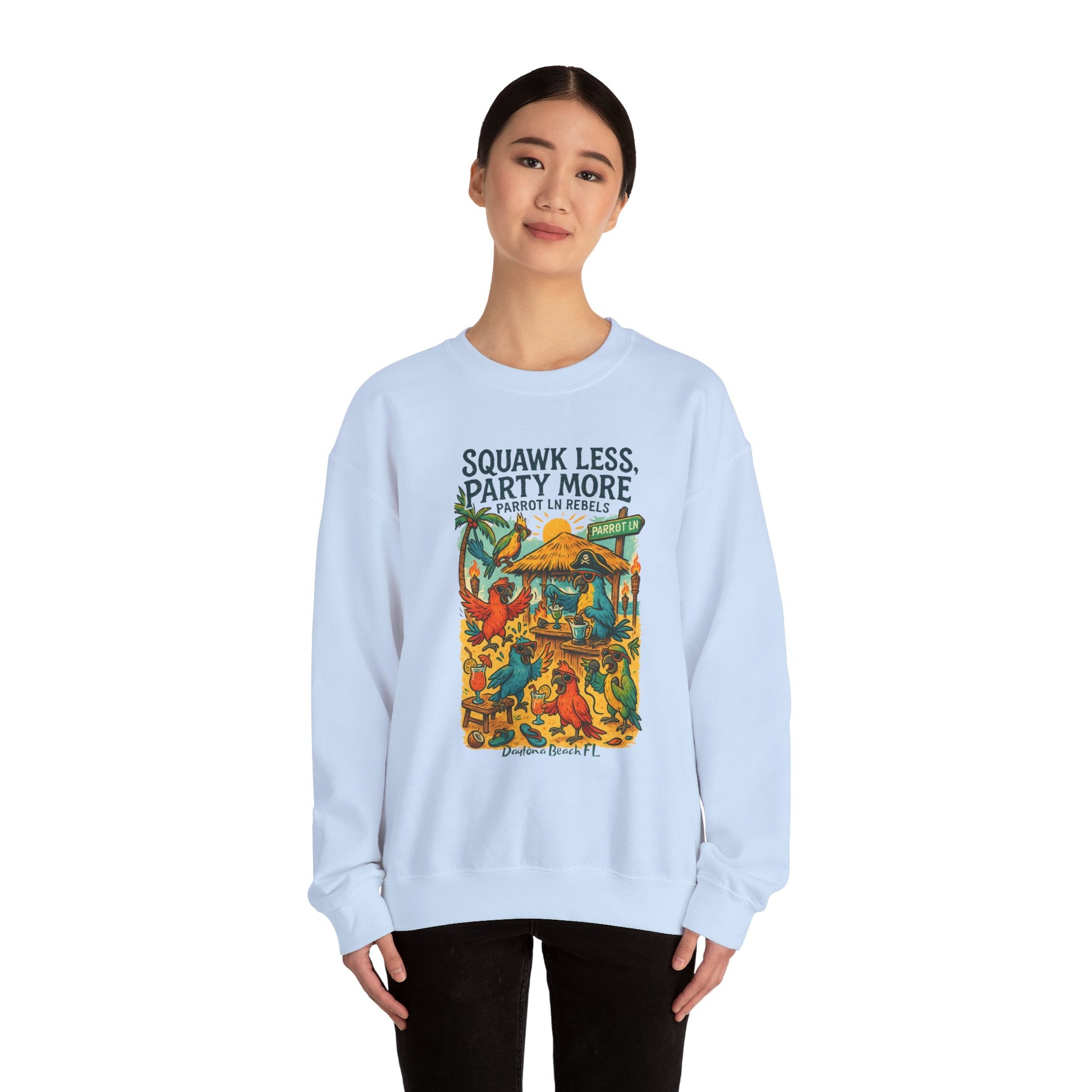 Parrot Ln   Crewneck Sweatshirt - Jimmy Buffet Style