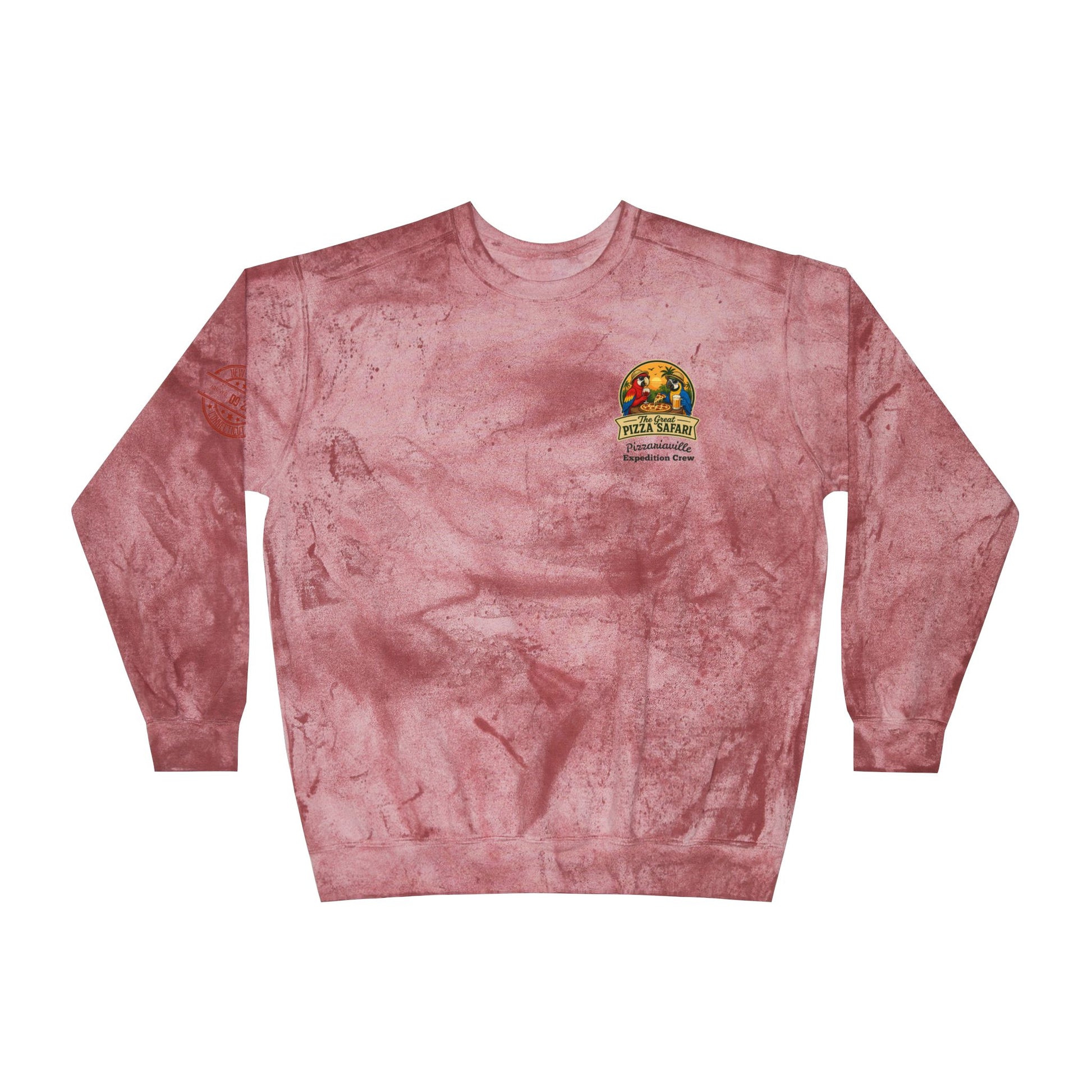 Tie-Dye Crewneck Sweatshirt — the Great Pizza Safari