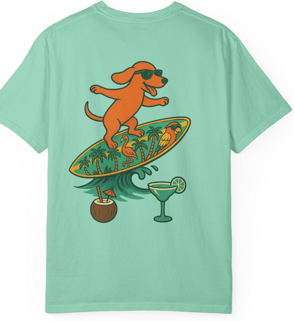 Dachshund Surfing  dog T-Shirt
