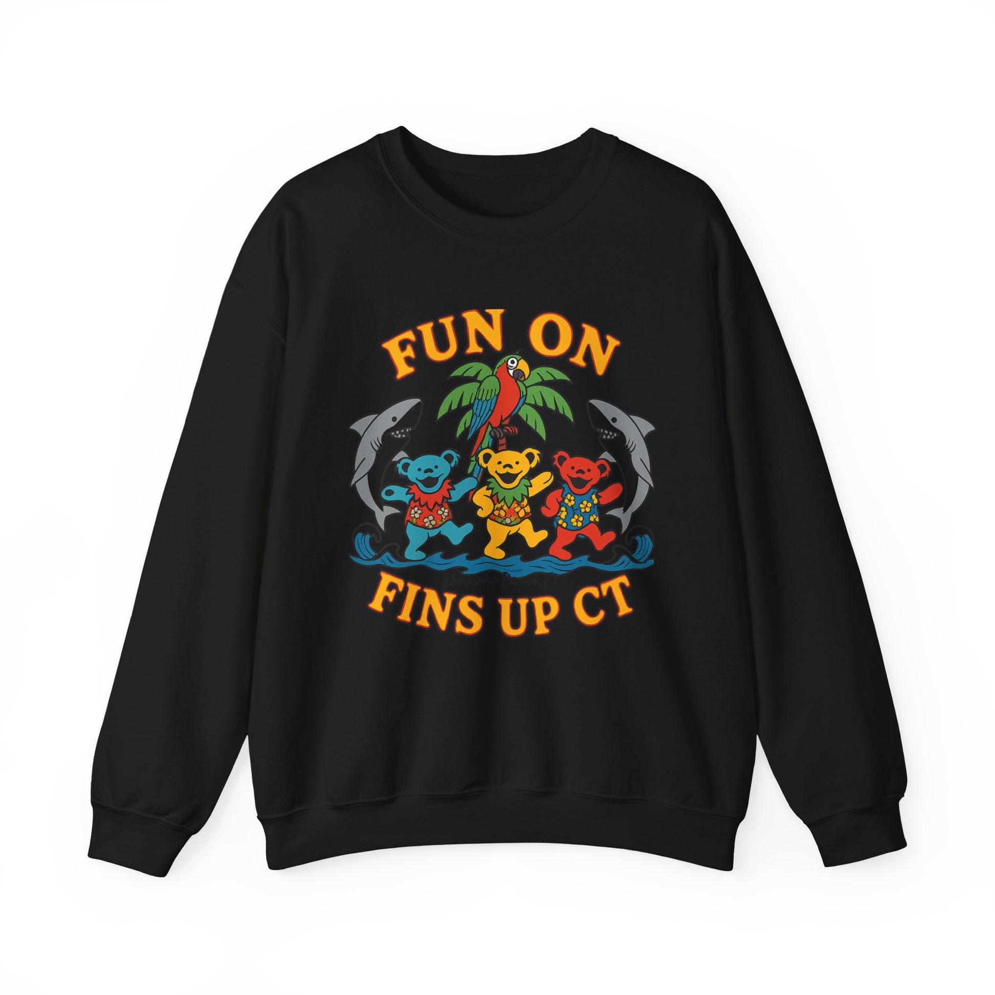 Fins up ct Crewneck Sweatshirt - Jimmy Buffet Style