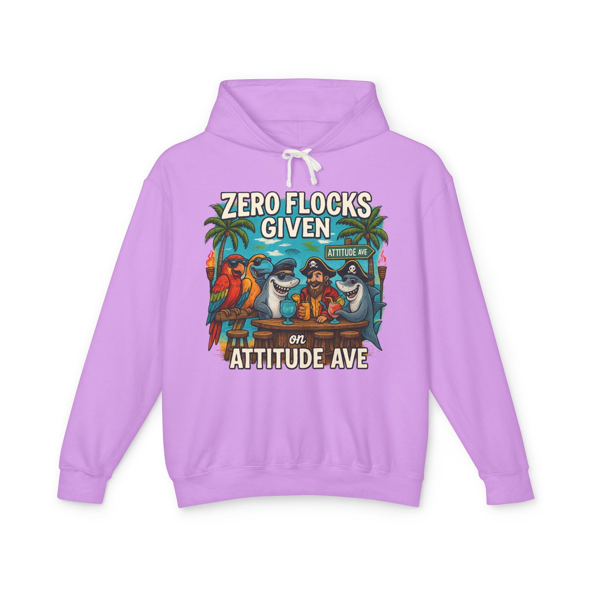 attitude ave  Lightweight Comfort Colors Hoodie - Jimmy Buffet Style