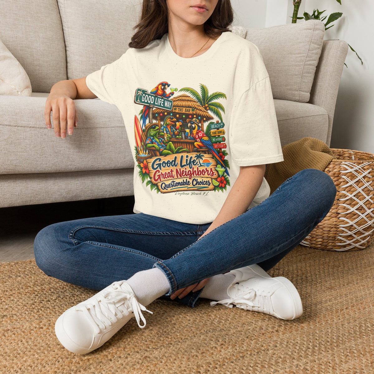 Good Life Way T-Shirt — Tropical Tiki Bar Beach Shirt