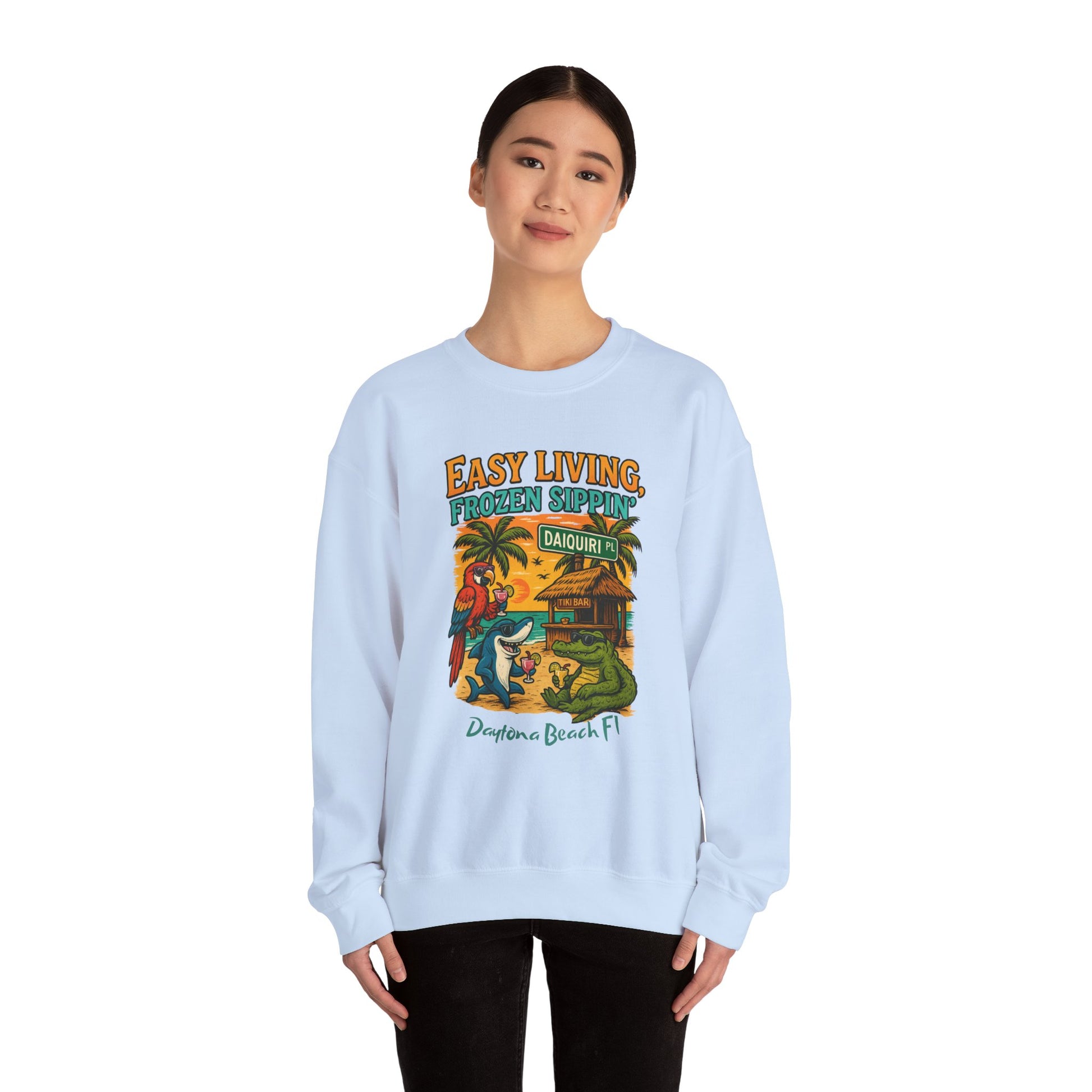 Daquiri Place  Crewneck Sweatshirt - Jimmy Buffet Style