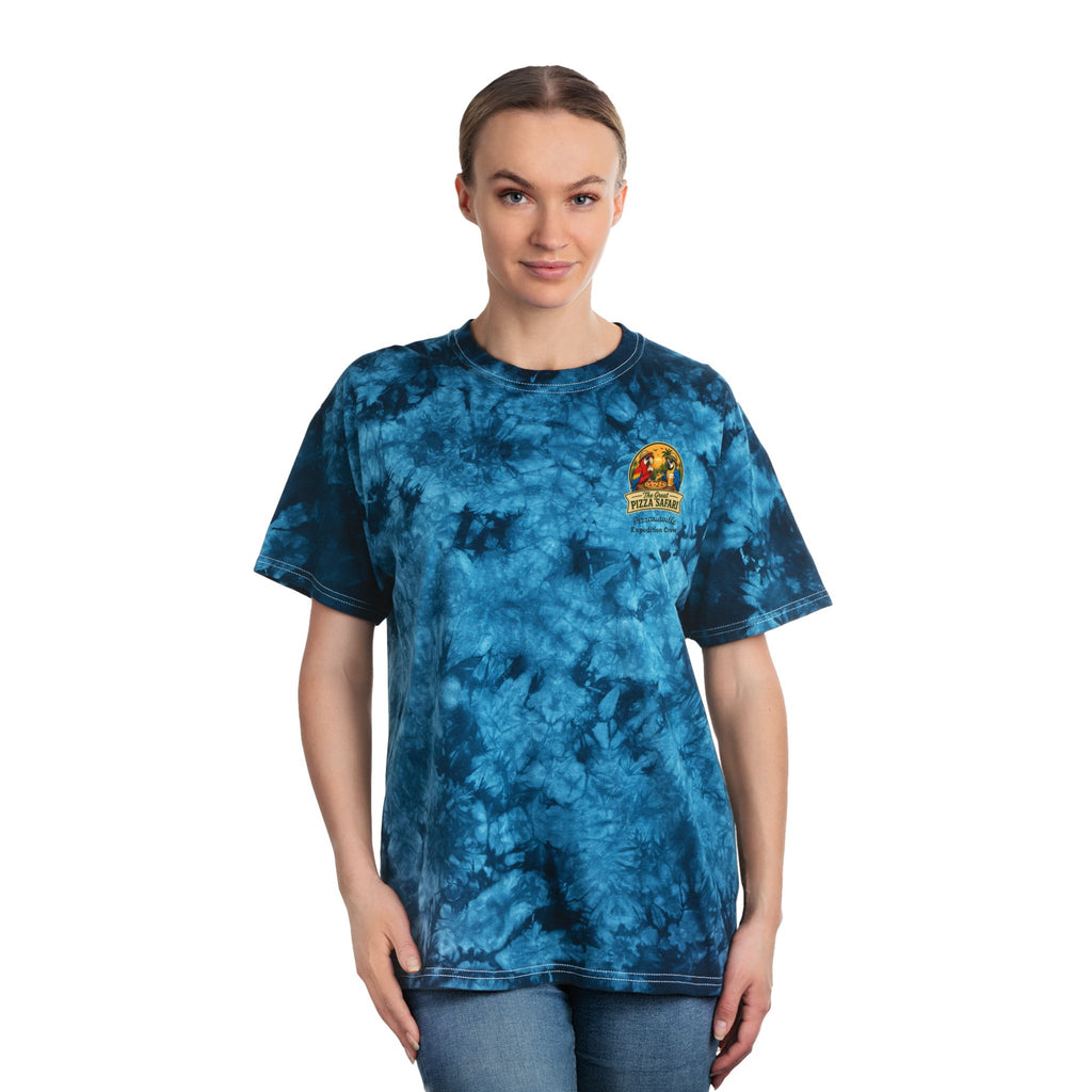V2 Tie-Dye Tee — "The Great Pizza Safari" Graphic T-Shirt